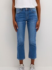 Kaffe Slim Fit Blue KAsinem Cropped Jeans - Image 2 of 6