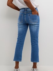 Kaffe Slim Fit Blue KAsinem Cropped Jeans - Image 3 of 6