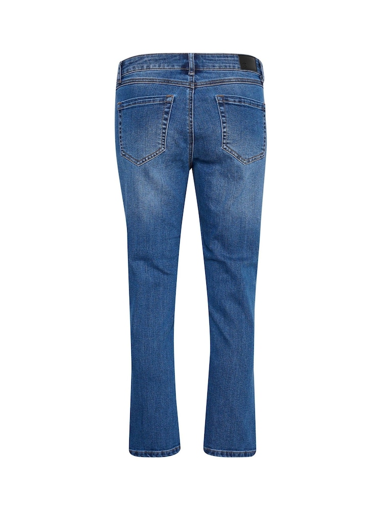 Kaffe Slim Fit Blue KAsinem Cropped Jeans - Image 6 of 6 Kaffe Slim Fit Blue KAsinem Cropped Jeans - Image 6 of 6