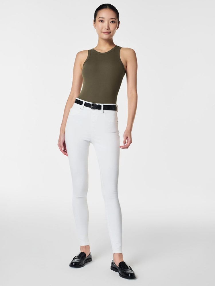 SPANXshape™ Every Wear Ankle Skinny Jeans, White - Image 1 of 4