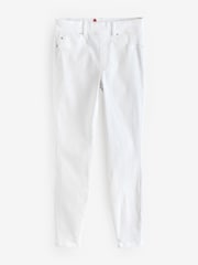 SPANXshape™ Every Wear Ankle Skinny Jeans, White - Image 4 of 4