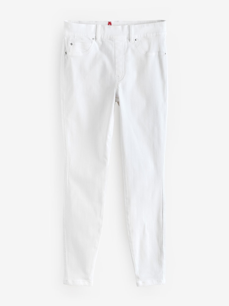 SPANXshape™ Every Wear Ankle Skinny Jeans, White - Image 4 of 4