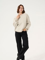 Kaffe KAellery Crew Neck Casual Fit Pullover Jumper - Image 3 of 5
