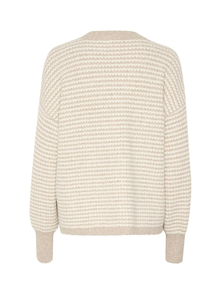 Kaffe KAellery Crew Neck Casual Fit Pullover Jumper - Image 5 of 5