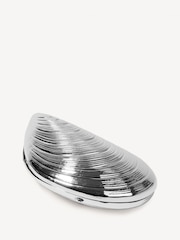 Simkhai Silver Bridget Oyster Shell Clutch Bag - Image 3 of 4