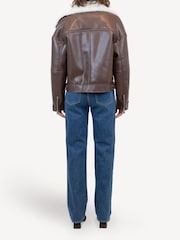 Simkhai Brown NYX Moto Jacket - Image 2 of 3