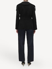 Simkhai Black Rowen Wool Fringe Jacket - Image 2 of 5