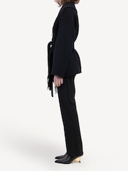 Simkhai Black Rowen Wool Fringe Jacket - Image 3 of 5
