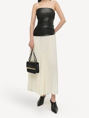 Simkhai Black Arie Strapless Bustier Midi Dress - Image 3 of 5
