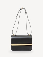 Simkhai Black Remy Leather Flap Bag - Image 1 of 9