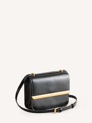 Simkhai Black Remy Leather Flap Bag - Image 6 of 9