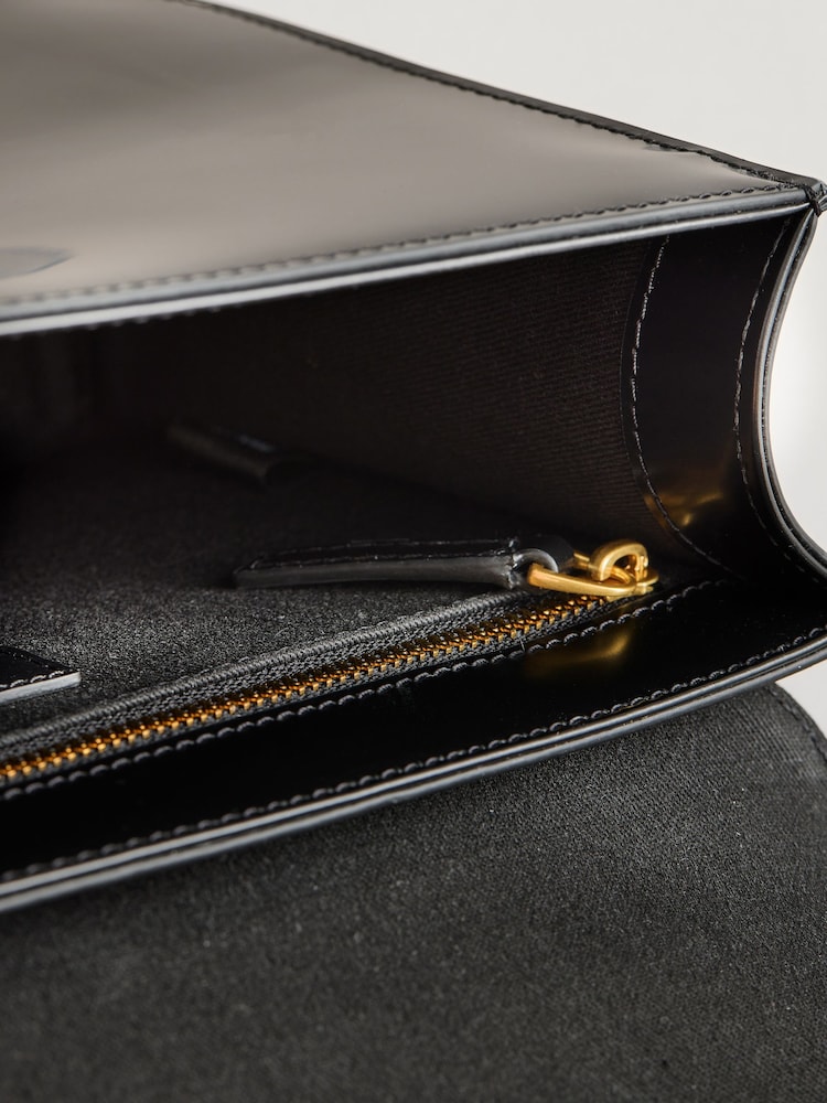 Simkhai Black Remy Leather Flap Bag - Image 7 of 7 Simkhai Black Remy Leather Flap Bag - Image 7 of 7