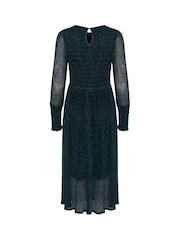 Cream Green CRMaggi Smock Chiffon Long Sleeve Dress - Image 5 of 5