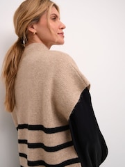Cream Loose Fit CRStari Slipover Turtleneck Black Jumper - Image 4 of 6