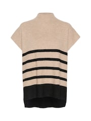 Cream Loose Fit CRStari Slipover Turtleneck Black Jumper - Image 5 of 6