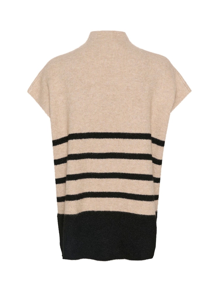 Cream Loose Fit CRStari Slipover Turtleneck Black Jumper - Image 6 of 6