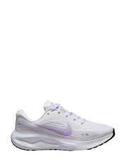 Nike White/Purple Journey Run Road Running Trainers - Image 1 of 5