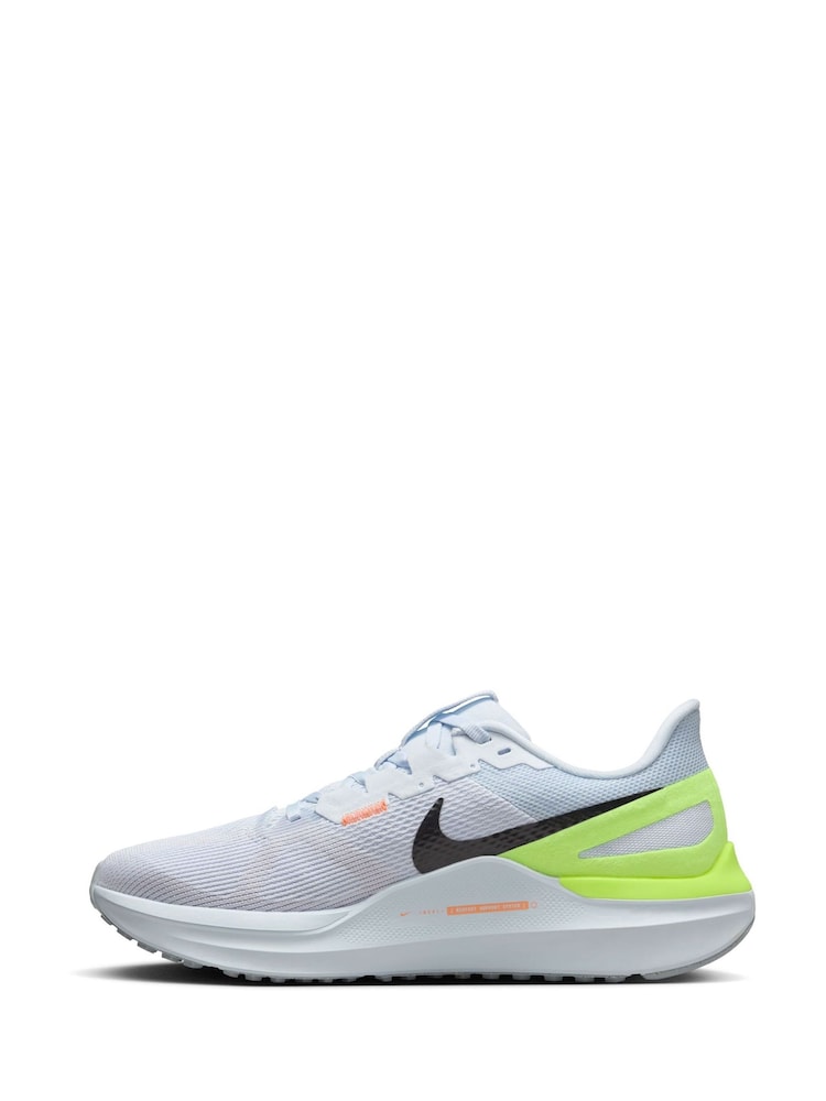 Синий - кроссовки для бега Nike Structure 25 Road - Изображение 2 из 11