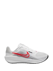 Nike Red/White Downshifter 13 Road Running Trainers - Image 1 of 4