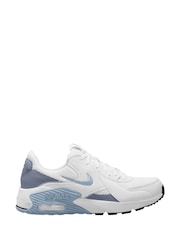 Nike White/Blue Air Max Excee Trainers - Image 1 of 4