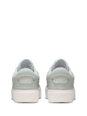 Nike Grey Court Legacy Lift Platform Trainers - Image 4 of 9