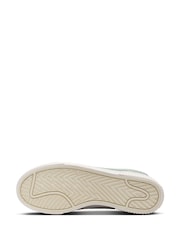 Nike Grey Court Legacy Lift Platform Trainers - Image 6 of 9