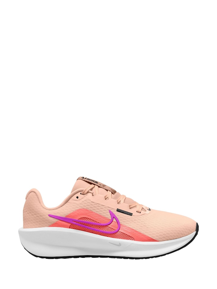 Nike Pink/Purple Downshifter 13 Road Running Trainers - Image 1 of 4