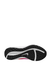 Nike Pink/Purple Downshifter 13 Road Running Trainers - Image 4 of 4