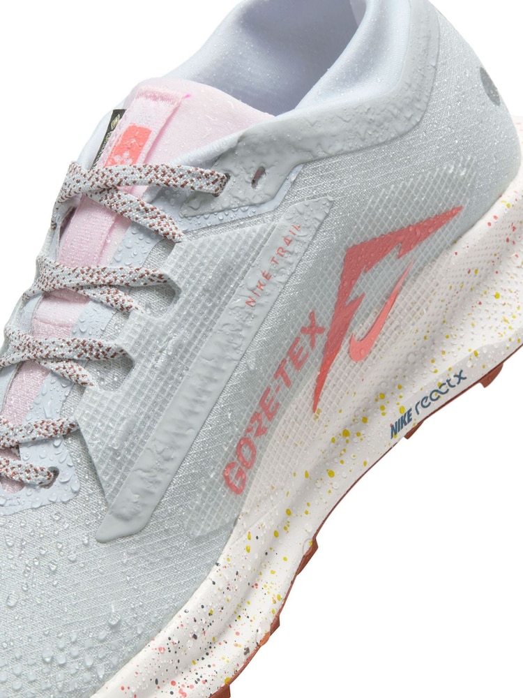 Nike Light Grey Pegasus 5 GORE-TEX Waterproof Trail Running Trainers - Image 2 of 12
