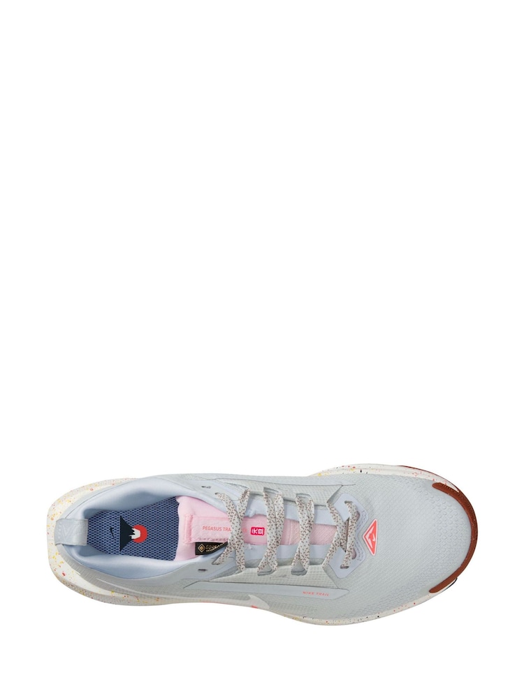 Nike Light Grey Pegasus 5 GORE-TEX Waterproof Trail Running Trainers - Image 7 of 12