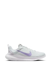 Nike White/Purple Flex Experience Run 12 Road Running Trainers - Image 1 of 9