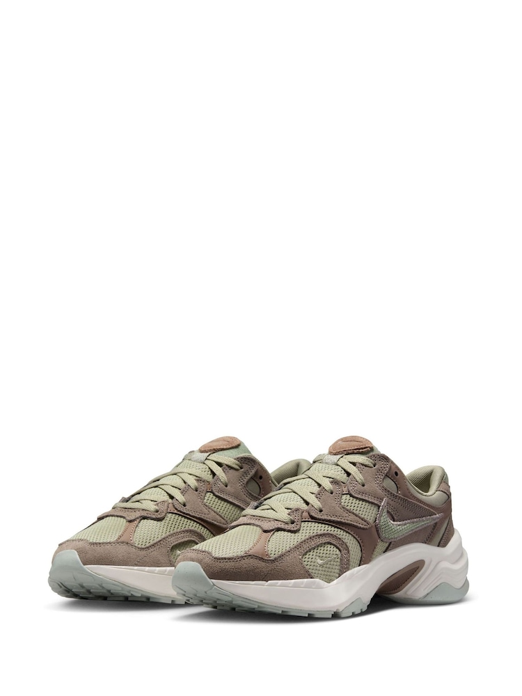 Nike Khaki/Stone AL8 Trainers - Image 3 of 8