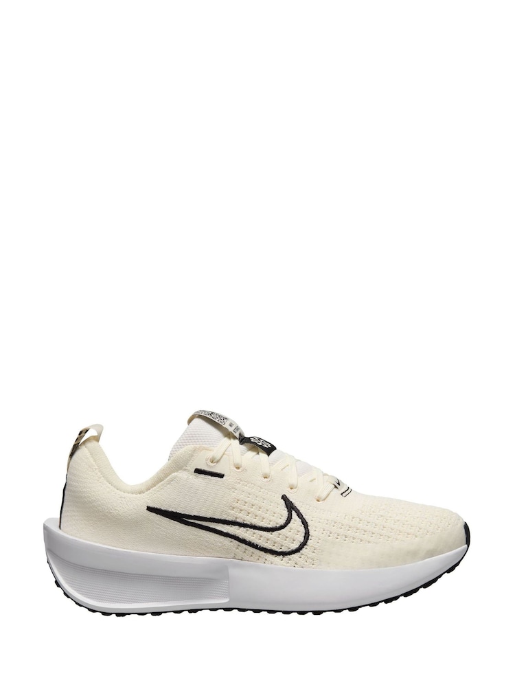Nike White Interact Run Road Running Trainers - Image 1 of 4