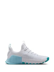 Nike White Teal Free Metcon 6 Training Trainers - Image 8 of 15