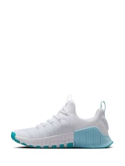 Nike White Teal Free Metcon 6 Training Trainers - Image 9 of 15