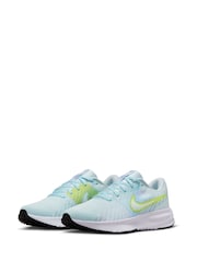 Nike Blue Run Defy Road Running Trainers - Image 5 of 10