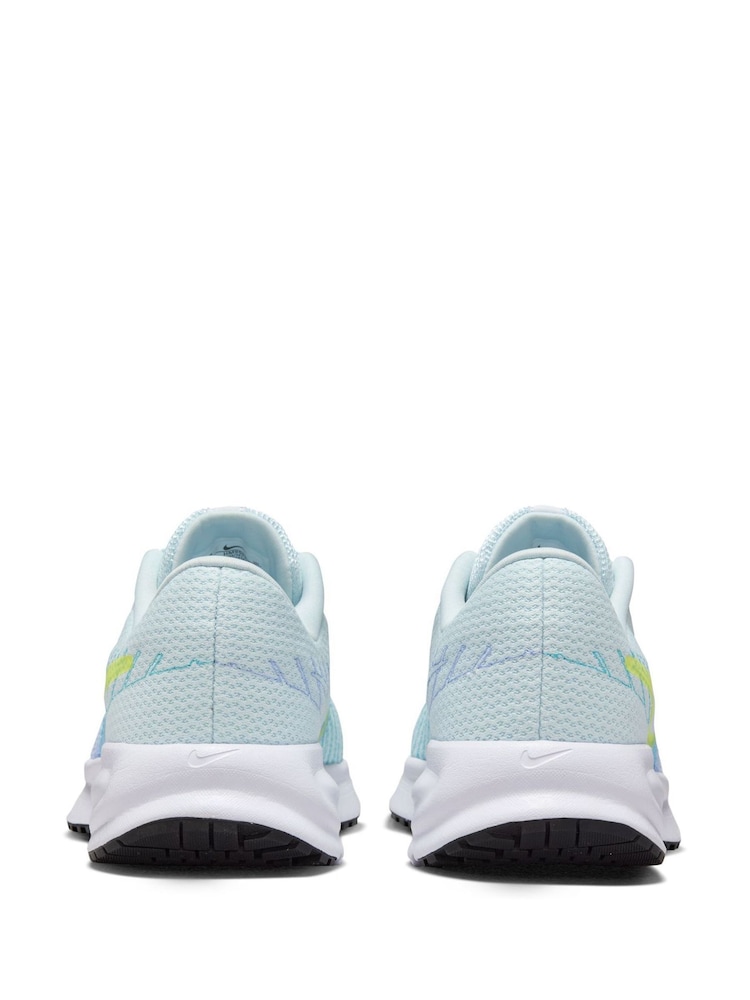 Nike Blue Run Defy Road Running Trainers - Image 7 of 11