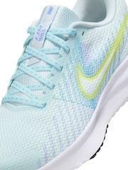 Nike Blue Run Defy Road Running Trainers - Image 9 of 10