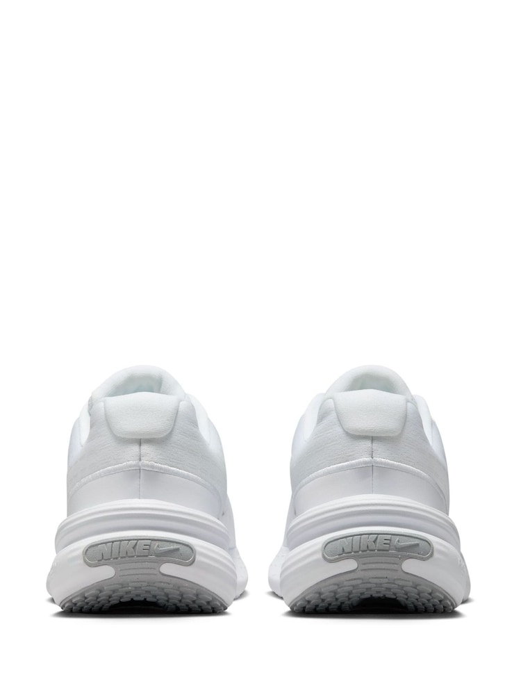 Nike White Grey Uplift SC Trainers - Image 6 of 10