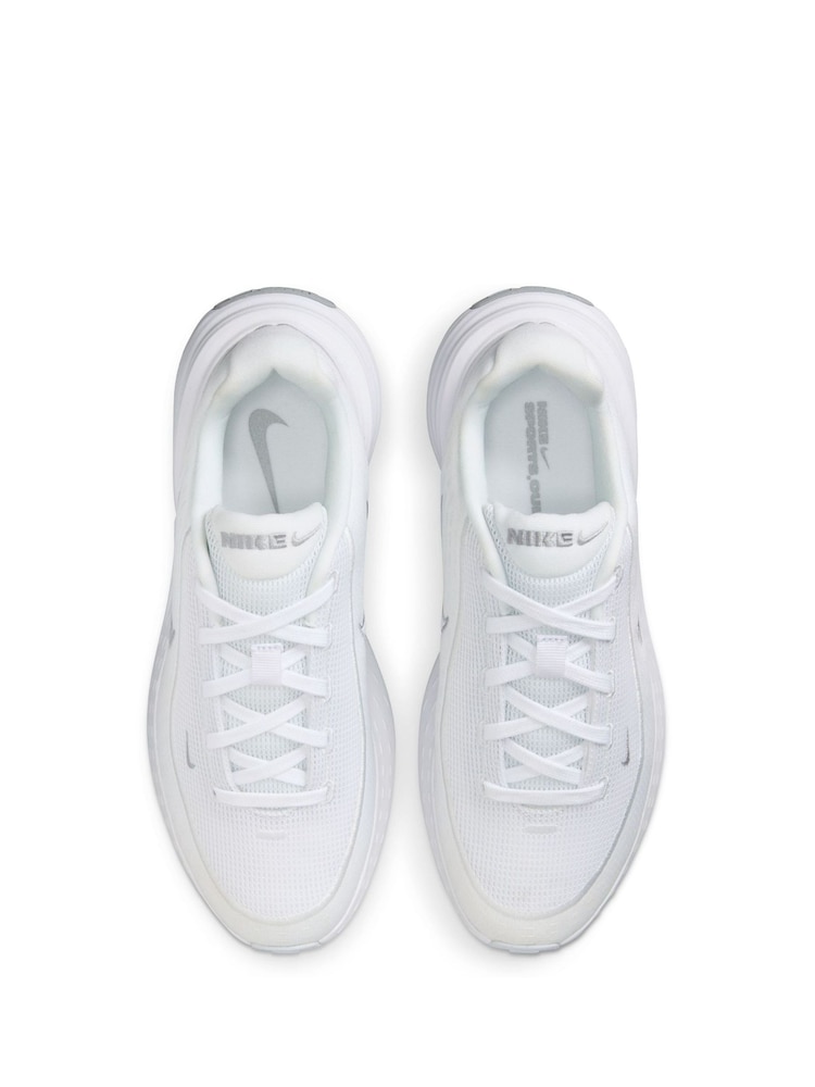 Nike White Grey Uplift SC Trainers - Image 7 of 10