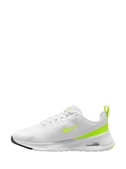 Nike White/Lime Air Max Nuaxis Trainers - Image 2 of 4