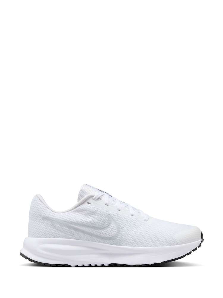 Nike White Run Defy Road Running Trainers - Image 1 of 9