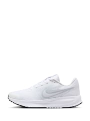 Nike White Run Defy Road Running Trainers - Image 2 of 9