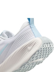 Nike White/Aqua Promina Walking Trainers - Image 11 of 11