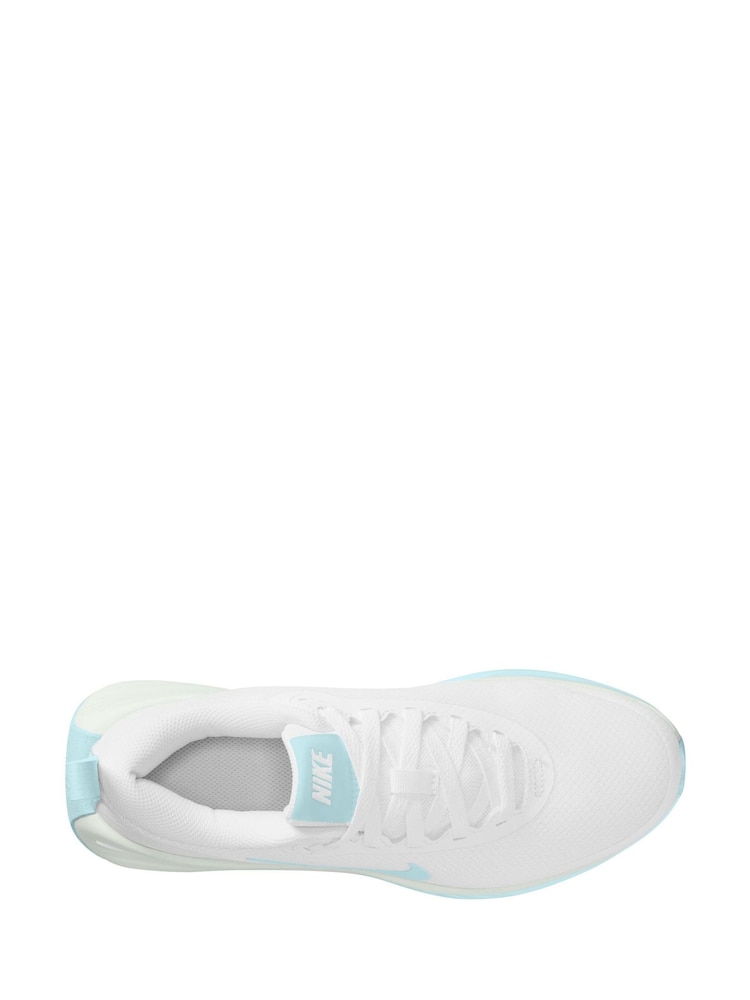 Nike White/Aqua Promina Walking Trainers - Image 8 of 11