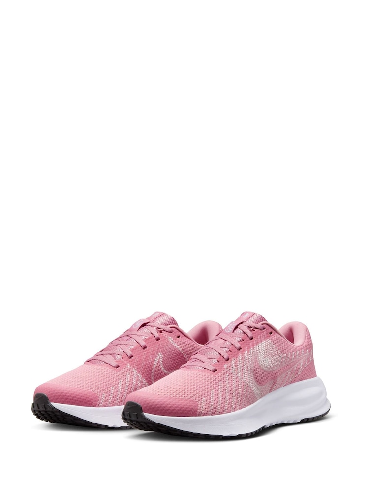 Nike Pink Run Defy Road Running Trainers - Image 4 of 9