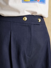 Joules Bay Navy Tailored Long Shorts - Image 3 of 7
