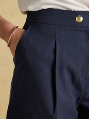 Joules Bay Navy Tailored Long Shorts - Image 5 of 7