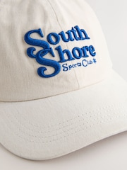Ecru Slogan Baseball Cap (1-16yrs) - Image 2 of 3