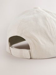 Ecru Slogan Baseball Cap (1-16yrs) - Image 3 of 3